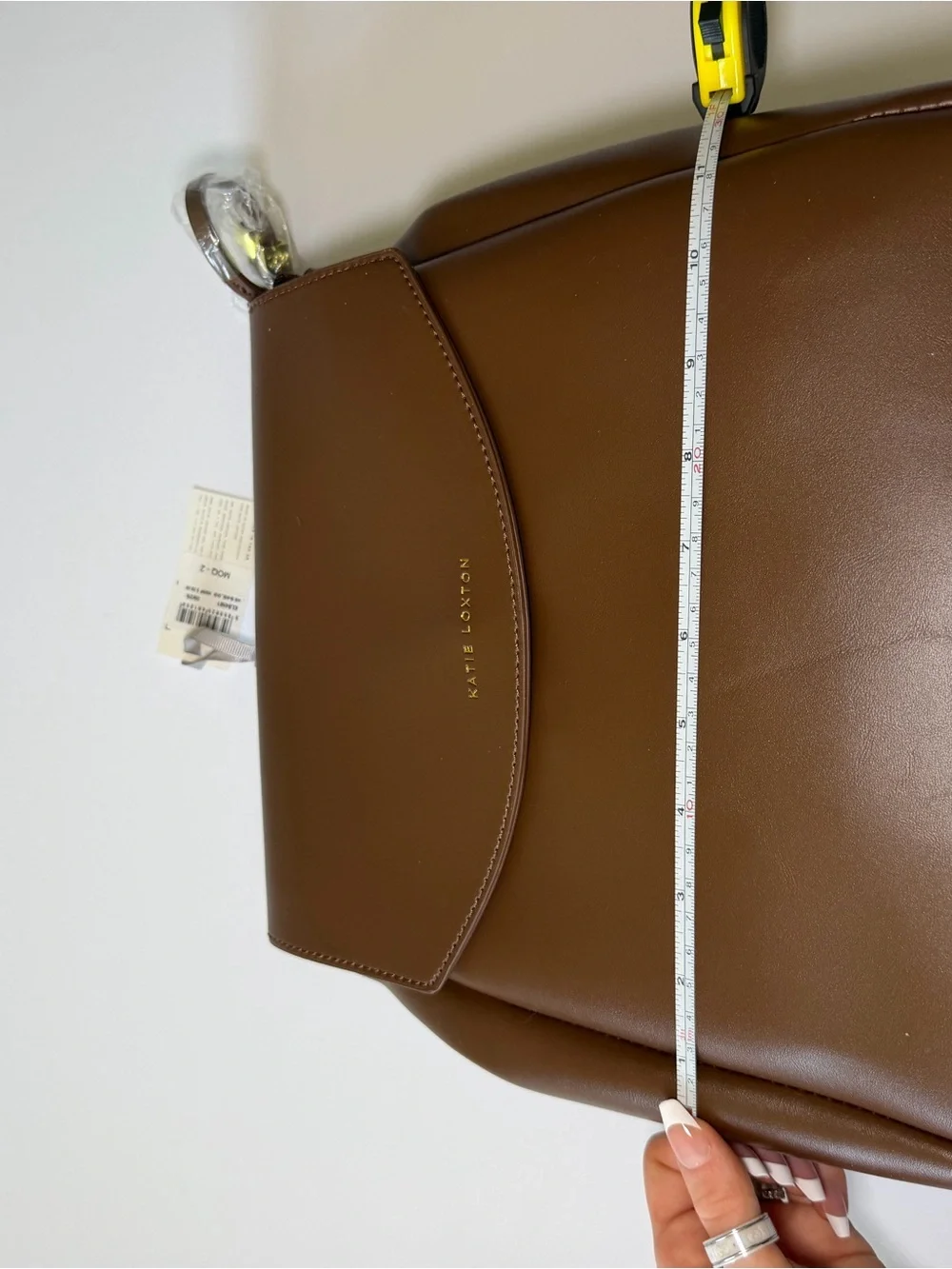 Katie Loxton Brown Vegan Leather Crossbody Bag